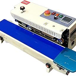 Budhrani® by MASTER MACHINES Heavy Duty Continuous MS Horizontal Band Sealer Deluxe Model, Automatic Band Sealing Machine, Automatic Packaging Machine 1 Year Warranty MM-55-25