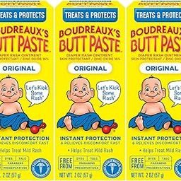 Boudreaux's Butt Paste Original Diaper Rash Cream, 2 Ounce (Pack of 3)-image-2