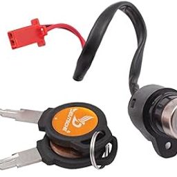 Deutsche High Performance (2 Pin Female Coupler) E-Rickshaw Ignition Lock (Wire Length 265 MM)-16