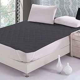 Linenovation 100% Waterproof Bugproof Dustproof Mattress Protector for Queen Bed Size 60 Inch X 78 Inch -Black-6