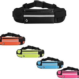 Waterproof Sports Running Waist Bag Jogging Portable Outdoor Phone Holder Women Men Fitness Sport Accessorie (Black)-image-21
