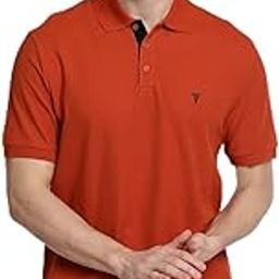Men's Textured Regular Fit Polo Shirt-image-96