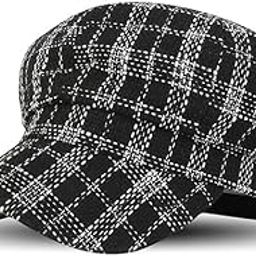 Classic Cotton Beret Cap for Men & Women - Stylish Newsboy, Irish Cabbie Summer Visor Hat - Free Size (8108A, Black)-image-13