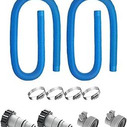 ILSMYSUTRA® Swimming Pool Filter Hose Compact 1.25" Diameter Indoor Outdoor Garden Patio 2set | Yard, Garden & Outdoor Living | Pools & Spas | Pool Cleaning Tools | Pool Hoses-picture-12