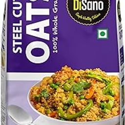 Disano Steel Cut Oats, 1kg, Wholegrain Oats, High in Protein and Fiber, 100% Natural & Gluten Free, Preservative Free-28