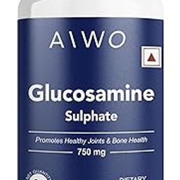 AIWO Glucosamine Sulphate 750mg | Promotes Healthy Joints & Bone Health | 60 Capsules-76