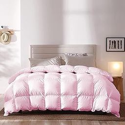 Grace Linen 400 GSM Heavy Winter Comforter for Double Bed Size 90"X100" - Restful Sleep Soft Microfiber Double Bed Comforter/Quilt/Duvet/Blanket - Baby Pink Color-picture-12
