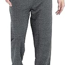 Eco-Friendly Men's Poly Cotton Casual Lounge Pants with ribbed cuffs-picture-0