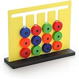 Montessori Color & Pattern Matching Slide Puzzle Game for Kids – Educational Toy for Early Learning, Logical Thinking, Visual Memory & Fine Motor Skills – Multicolor Cognitive Board Game-7