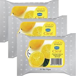 GINNI Wet Wipes, Cleansing & Makeup Remover Wipes, Wet Tissues for Face Moisturizing With Lemon Freshness (Pack of 3) 30 Wipes/Pack-image-26