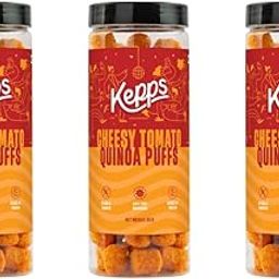 KEPPS Cheesy Tomato Quinoa Puff Snack, Gluten Free, Rich in Fiber and Protein, Never Fried, Low Calorie, Delicious Munchies, For All Age (Pack of 3) (90 Gm X 3)-image-39