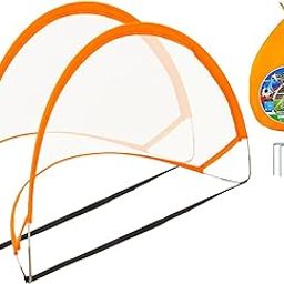 BNF® 2X Kids Soccer Goals Lightweight Football Goal Frame for Lawn Backyard Beach 125 x 80 x80 cm Sporting Goods | Team Sports | Soccer | Goals & Nets-image-63