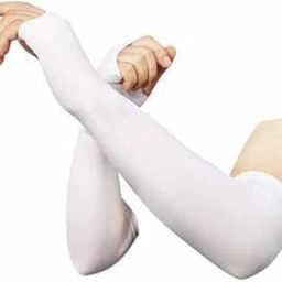 skshopkart Nylon Arm Sleeve For Men & Women (Free, White)-image-11