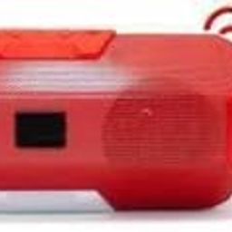 CIHLEX A006 Red Portable Wireless Bluetooth Speaker with DJ Light USB/Micro SD Card/AUX Multimedia Speaker System Super Bass, in Built SD| 10 W (Red, Stereo Channel)-image-76