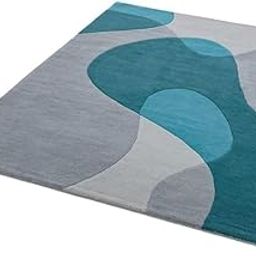 Singar Carpet Handwoven Collection Woollen Carpets Handmade Woollen Thick Modern Tuffted Pure Woollen Carpet for Living Room Bedroom 10 x 10 feet Square (300 X 300 CM) Multi C-image-36