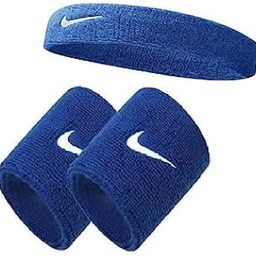 Sports Headband and Wrist Band (Blue/Blue) (Black)-picture-10