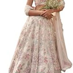 Omkar Tex's Faux georgette lehenga choli with dupatta set for women-picture-52