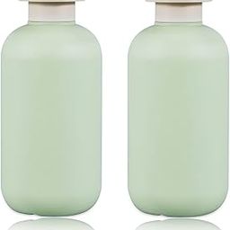 UMETASS 10oz Squeeze Bottles with Flip Cap, Refillable Plastic Travel Bottles for Creams, Lotion, Shampoo, Conditioner (2 Pcs)-image-91