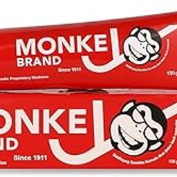 Monkey Brand Charcoal Toothpaste by Nogi (Since 1911) - Ayurvedic Whitening Toothpaste for Stain Removal & Total Oral Care | No SLS | No Fluoride | No Sweeteners | Herbal & Fluoride-Free | (150g (pack of 1))-18