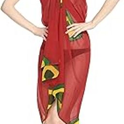 Women's Designer Bandhani Style Printed Beachwear Western Coverup Wrap Sarongs-19