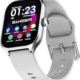 GameSir H18 Pro Smartwatch with Long Battery Life, 2.01" High-Resolution Screen, Bluetooth Calling, IP68 Waterproof, TFT Display, Luxury Design for Men & Women (Grey)-image-38
