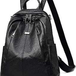 Premium Leather Convertible Backpack Handbag Sling Bags for Women (Cross)-image-7