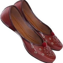 Casual Brown Rajasthani Juti's Mojari Jutti's for Women's-image-59