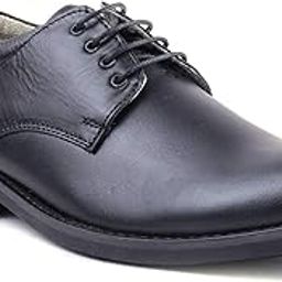 Formal Lace UP Man's & Boys Leather Black Shoe-image-10