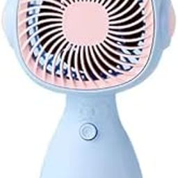 Endzone Portable Mini Fan - Rechargeable Hand Fan with 3 Speeds, 2000mAh Battery, Lightweight Design, Low Noise, and Easy Portability for Indoor and Outdoor Use (Colour May Vary)-3