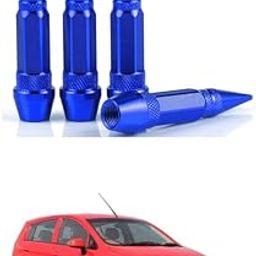 LOVMOTO 4PCS Spiked Shape Tire Valve Stem Caps, Aluminum Car Air Stem Cap, Universal Tire Valve Stem Covers for Cars, SUV, Trucks, Bikes, Motorcycles Comfortable with U-VA-image-83