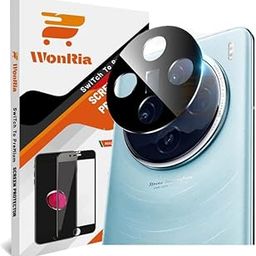 Back Camera Lens Protector for Vivo X200 5G Camera Glass Protector Guard [3D Premium] - Black-image-90