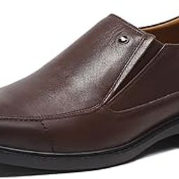 Mens Solid Slip on Genuine Leather Loafers (201808FW)-image-28