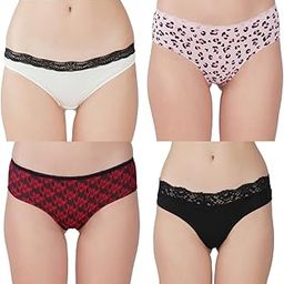 Women?s Premium Cotton Panties | Antimicrobial & Breathable | Everyday Comfort with Amazing Fit | Soft Fabric Innerwear for All-Day Freshness & Hygiene | Bikini | Pack of 4 |-image-81