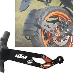 0TO6 Rear Mudguard | Tyre Hugger | Mudguard | Splash Guard with 3MM Thickness Metal Clamp Only Suitable for KTM 200/250/390 KTM Adventure 250/390-67