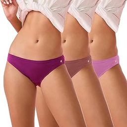 enamor Women's Cotton Classic Solid Bikini Style Underwear-picture-19