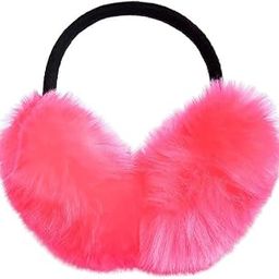 Ear Muffs for Women - Winter Ear Warmers - Soft & Warm Cable Knit Furry Fleece Earmuffs - Ear Covers for Cold Weather Puffy Fluffy Earmuffs Pack Of 1-image-25