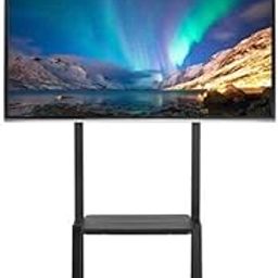 Stand with Wheels for 32-70 Inch TV Display - Rolling Cart Trolley Mobile Movable Bracket-image-60