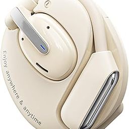 Quidnuran P7 Open Ear Headphones, Wireless Bluetooth 5.3, Beige, 6H Playtime, IPX5 Waterproof, Sports Earbuds-picture-15