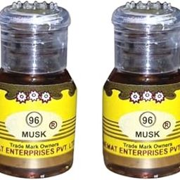 Nemat 96 Series Attar Musk Combo Pack Of 2 X 2.5 Ml Each Alcohol Free Daley Use Perfumes Also Use as Pooja Attar-picture-12