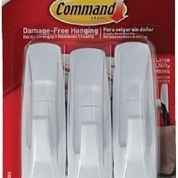 Wholesale of Case of 20-3M Command Large Hook Value Pack-Utility Hook, W/6 Adhesive Strips, Large, 3/PK, White-3