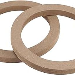 Unifizz Car 2Pcs 6.5 Universal Wooden Car Speaker Subwoofer Mounting Spacer Rings Adapter Bracket Holder Plate-image-20