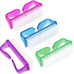 Lusty Soul Professional Nail Cleaning Brush With Ergonomic Handle Grip | Fingernail Cleaner and Pedicure Scrub Foot Brushes | Toes Cleaning Tool | Pedicure Scrub Foot Brushes (Pack of 4)-29