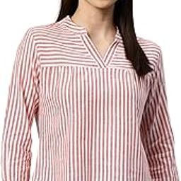 Striped Cotton Top with Yoke Detail-picture-13