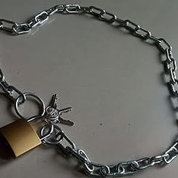 Infinite tech Steel Chain with Lock for Locking Bike,Cycle,Grill,Gate,etc. Black-image-53
