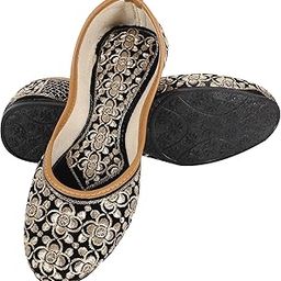 Women’s Embroidered Punjabi Mojaris Jutti Juti Shoe-picture-27