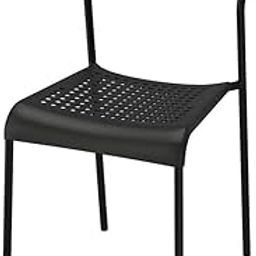 Ikea Light, airy and Stackable adde Chair(Black).-image-24