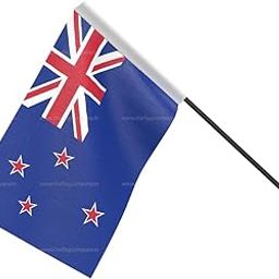 The Flag Company New Zealand Wall Mounted Flag | 12x18 Inch Flag with Wall Bracket | Ideal for Office & Home Décor-image-84