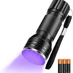 NEXT GEEK 395-400nm 21 LED UV Light Torch Flashlight Waterproof with 3xAAA Battery (Metal)-37