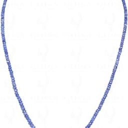 Blue Sapphire Gemstone Round Faceted Bead-image-10