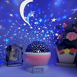 HARIKRISHNA Creation Star Master Projector Night Light – Romantic LED Sky Projector Lamp with USB Cable – Colorful Rotating Galaxy Light for Bedroom, Kids, and Home Décor-image-53